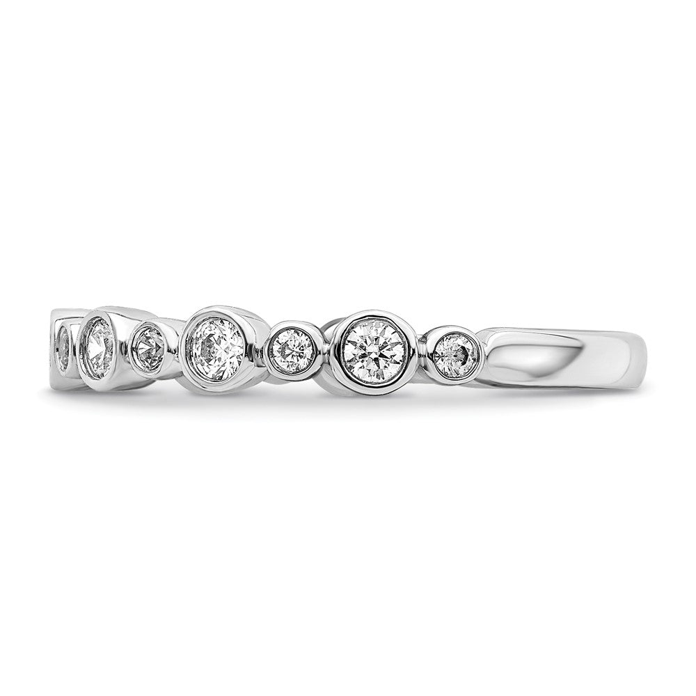 14K White Gold Lab Grown Diamond VS/SI FGH Band