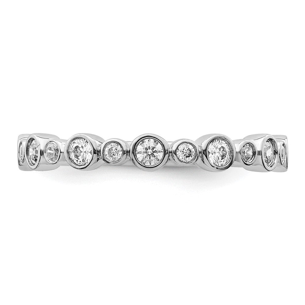 14K White Gold Lab Grown Diamond VS/SI FGH Band