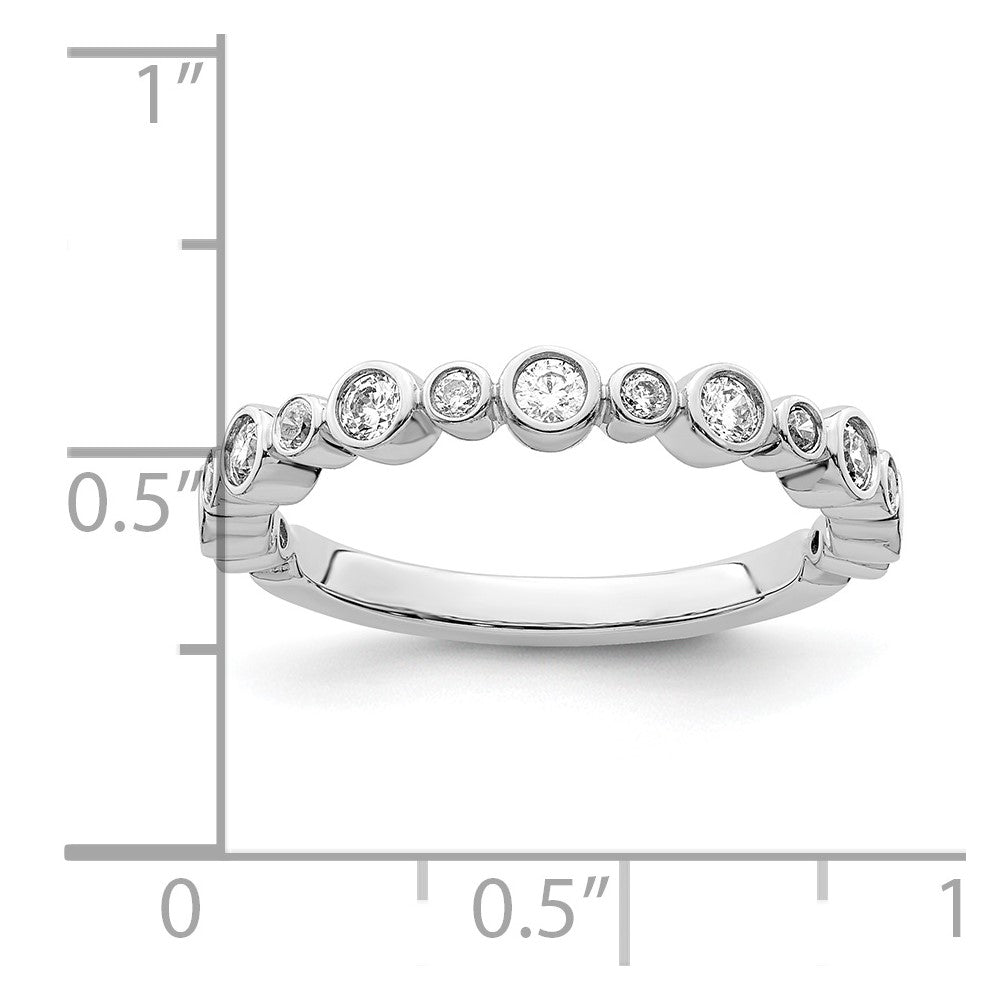 14K White Gold Lab Grown Diamond VS/SI FGH Band