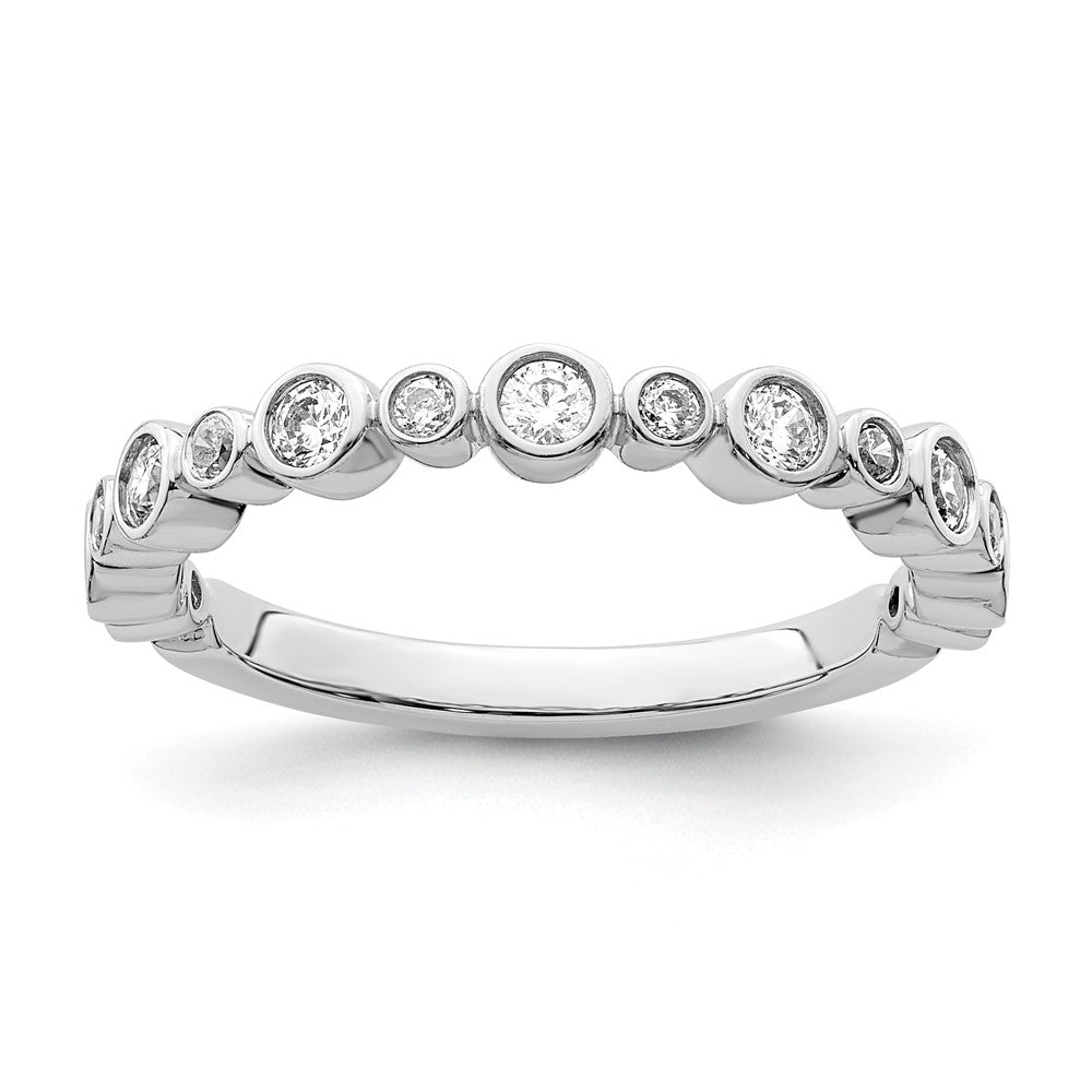 14K White Gold Lab Grown Diamond VS/SI FGH Band