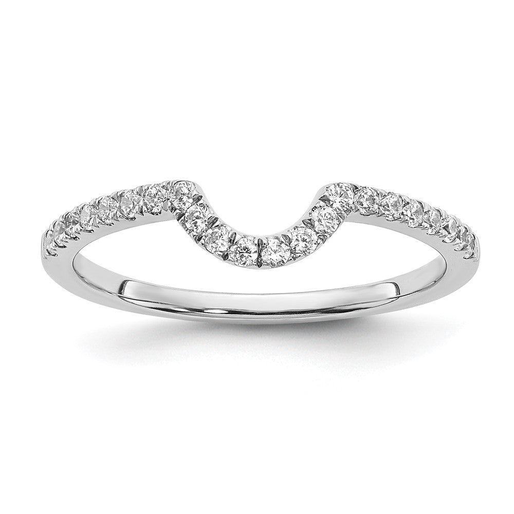 14K White Gold Lab Grown Diamond VS/SI FGH Matching Wedding Band