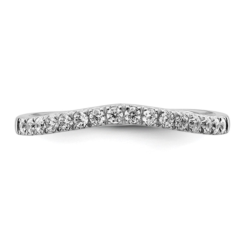 14K White Gold Lab Grown Diamond VS/SI FGH Set of 2 Wedding Bands