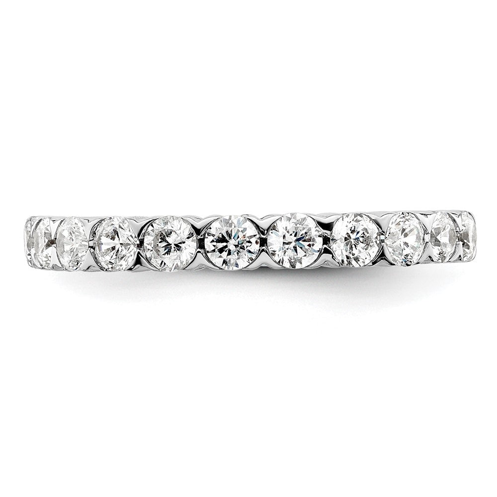 14K White Gold Lab Grown Diamond VS/SI FGH 11-Stone Band