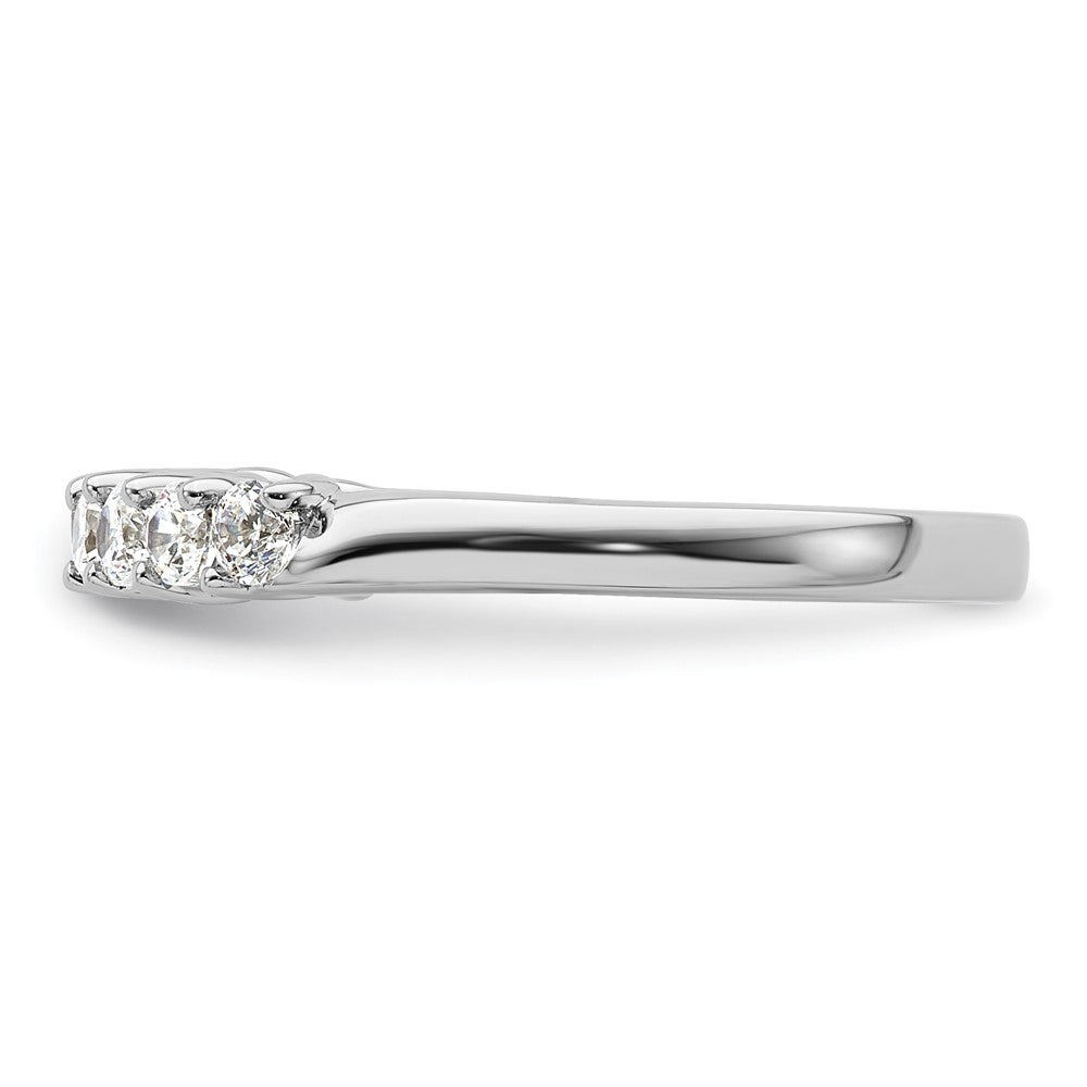 14K White Gold Lab Grown Diamond VS/SI FGH 9-Stone Band