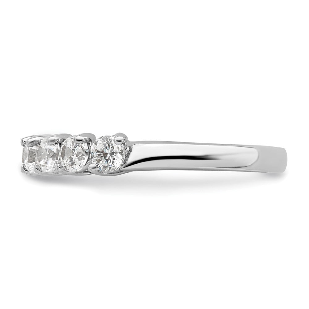 14K White Gold Lab Grown Diamond VS/SI FGH 9-Stone Band