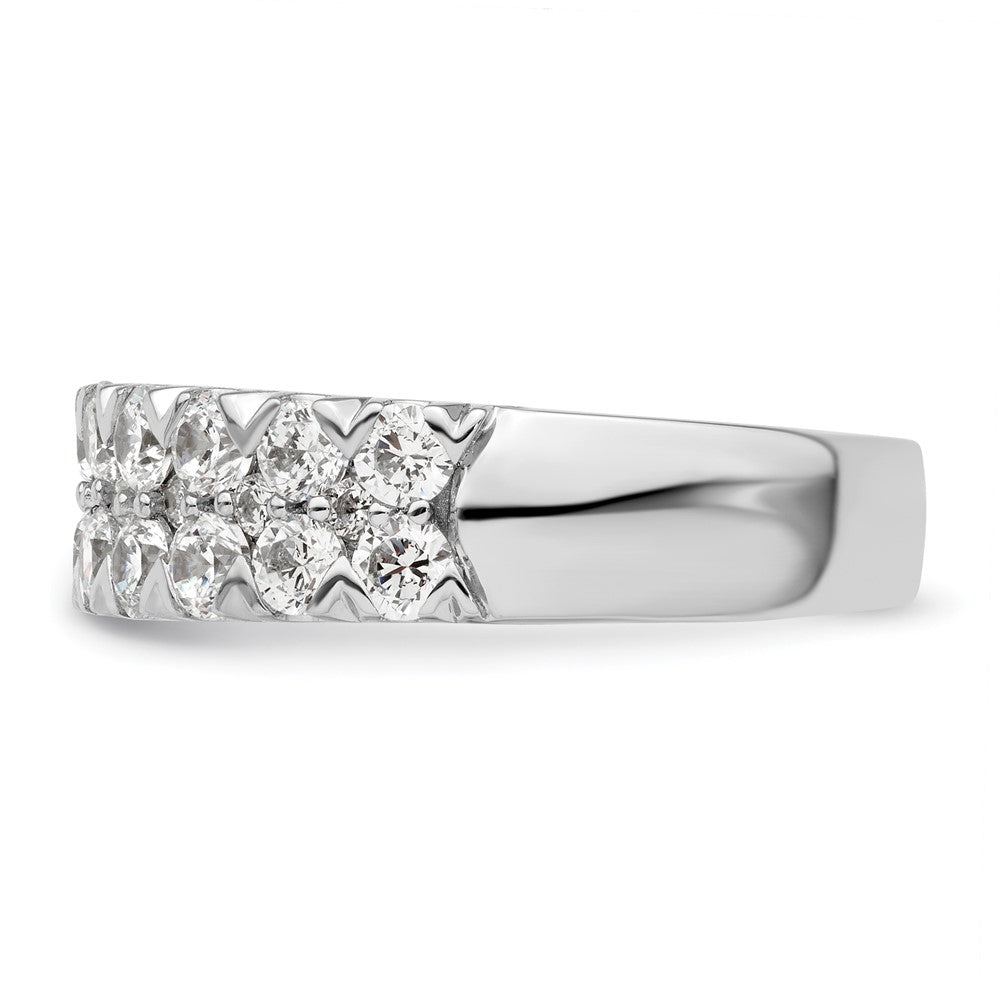 14K White Gold Lab Grown Diamond VS/SI FGH Band