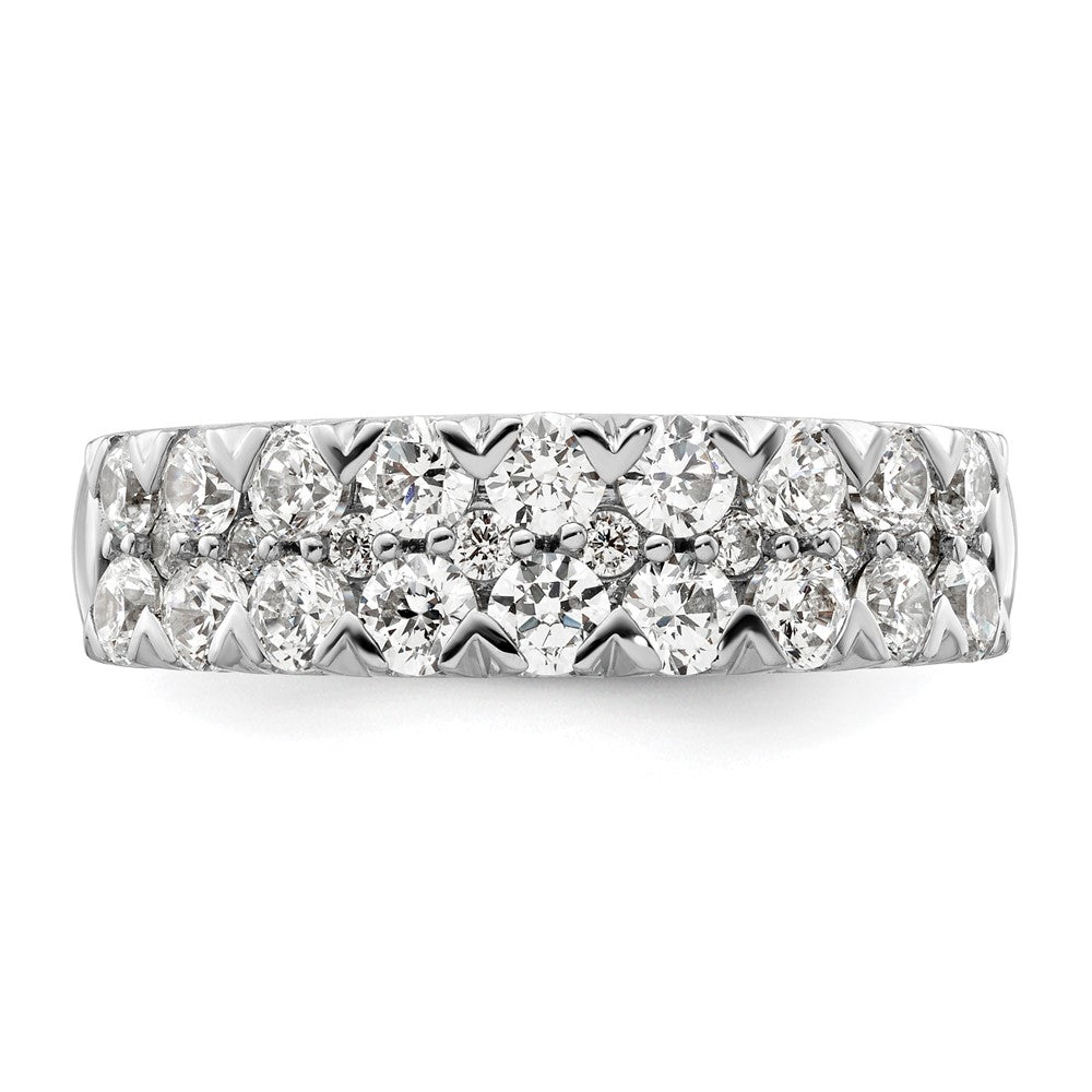 14K White Gold Lab Grown Diamond VS/SI FGH Band