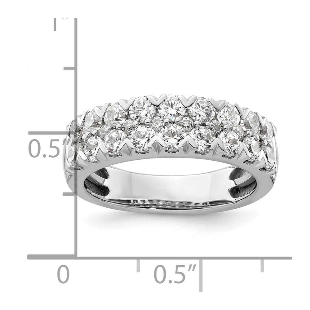 14K White Gold Lab Grown Diamond VS/SI FGH Band