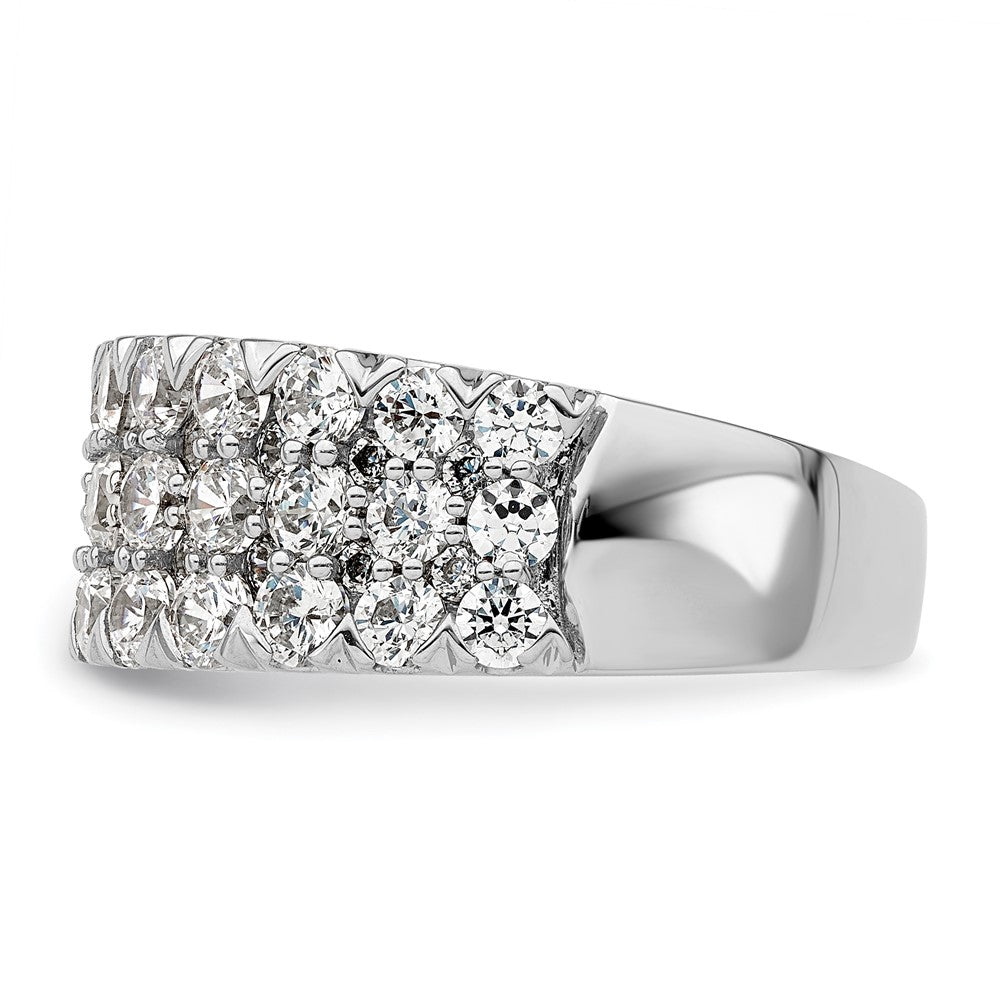 14K White Gold Lab Grown Diamond VS/SI FGH Band