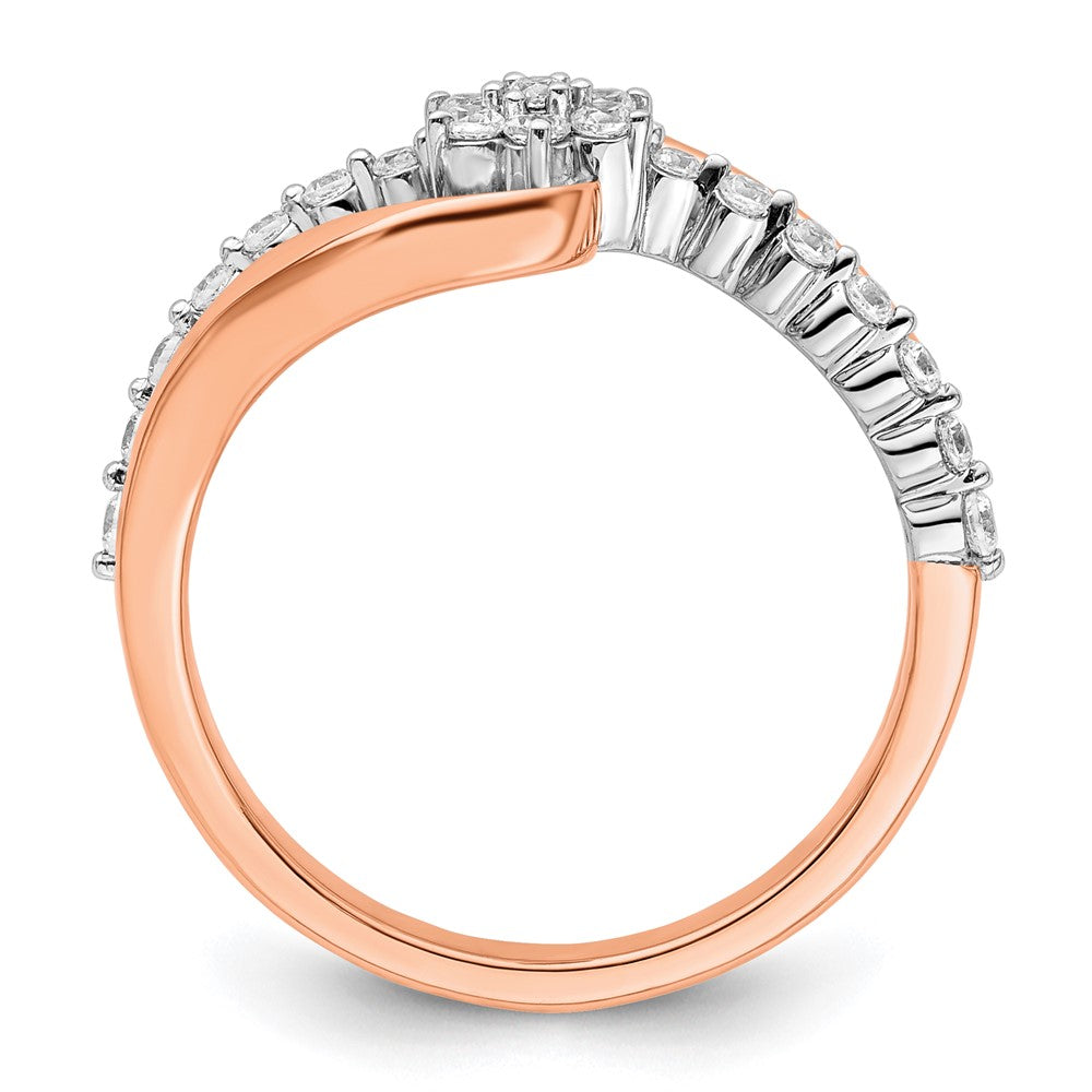 14K Two-Tone Lab Grown Diamond VS/SI FGH Ring