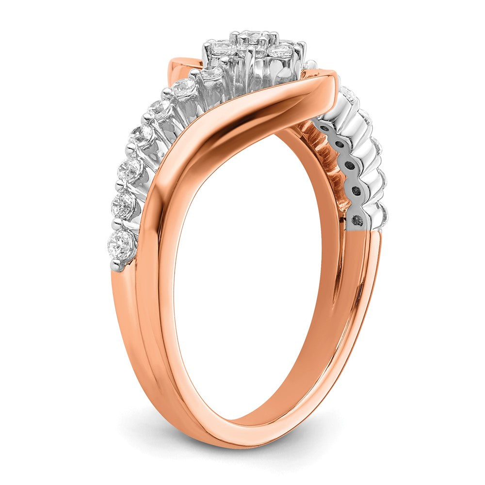 14K Two-Tone Lab Grown Diamond VS/SI FGH Ring