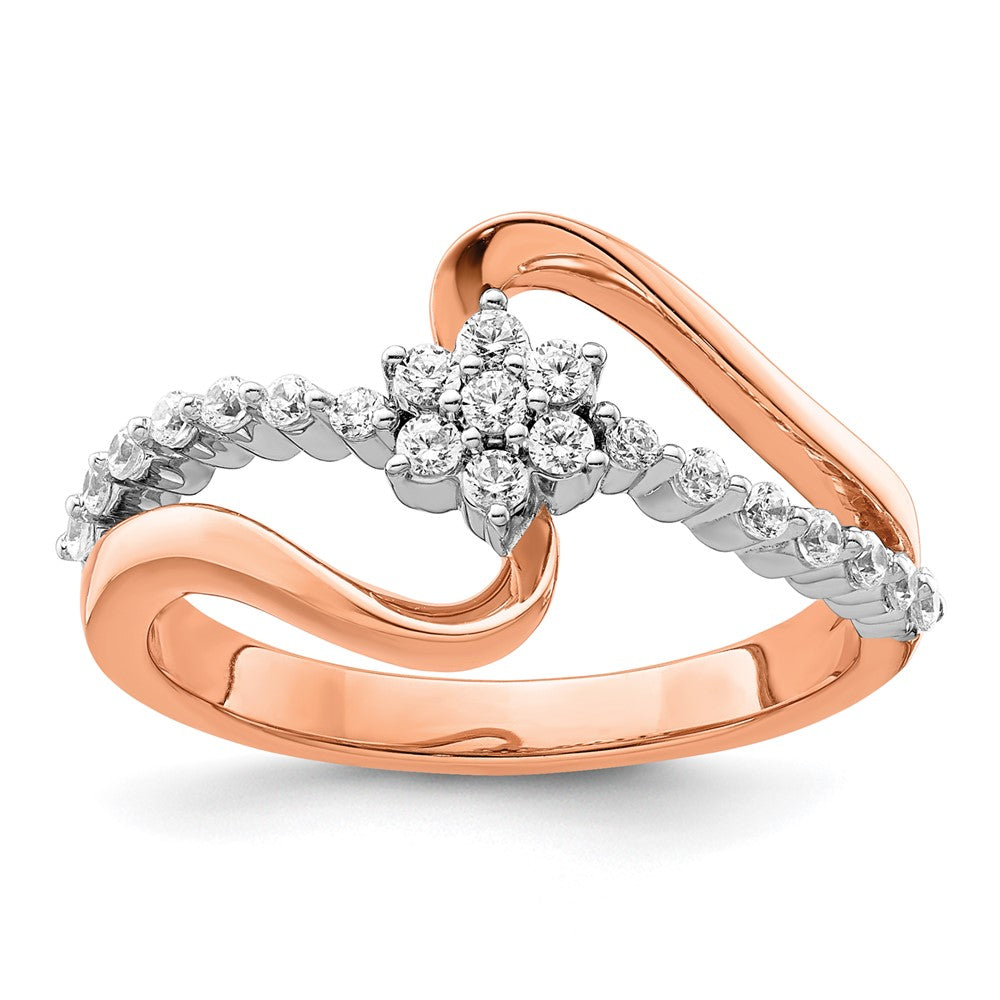 14K Two-Tone Lab Grown Diamond VS/SI FGH Ring