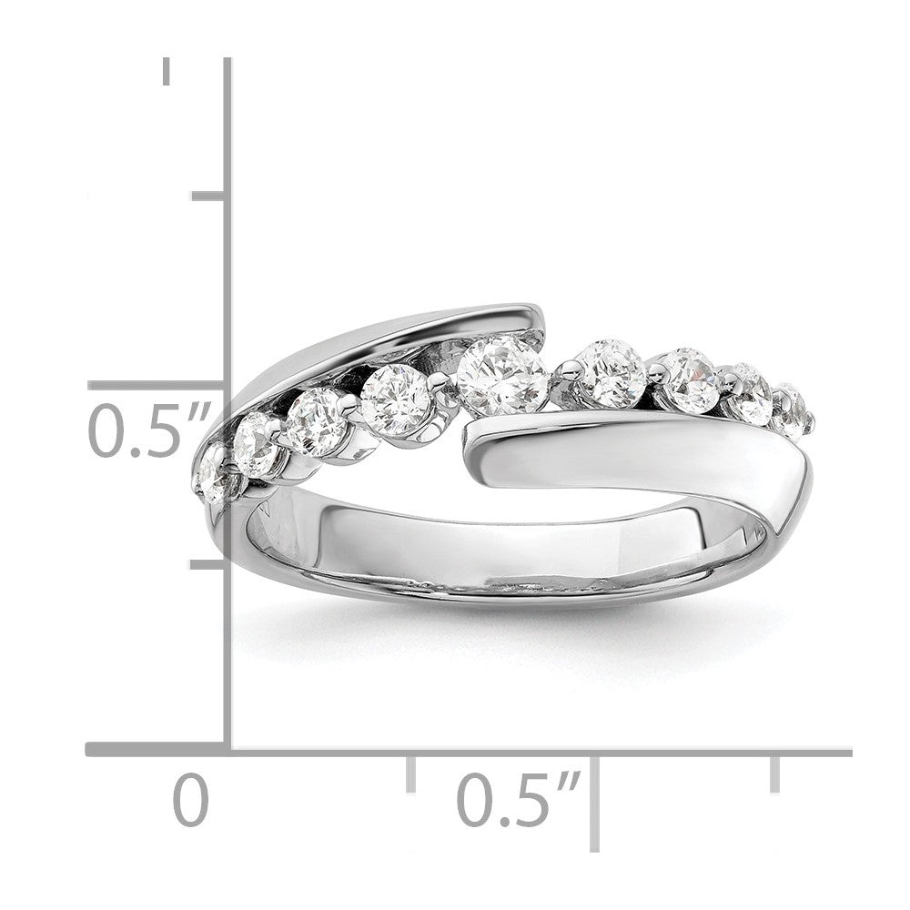 14K White Gold Lab Grown Diamond VS/SI FGH Band