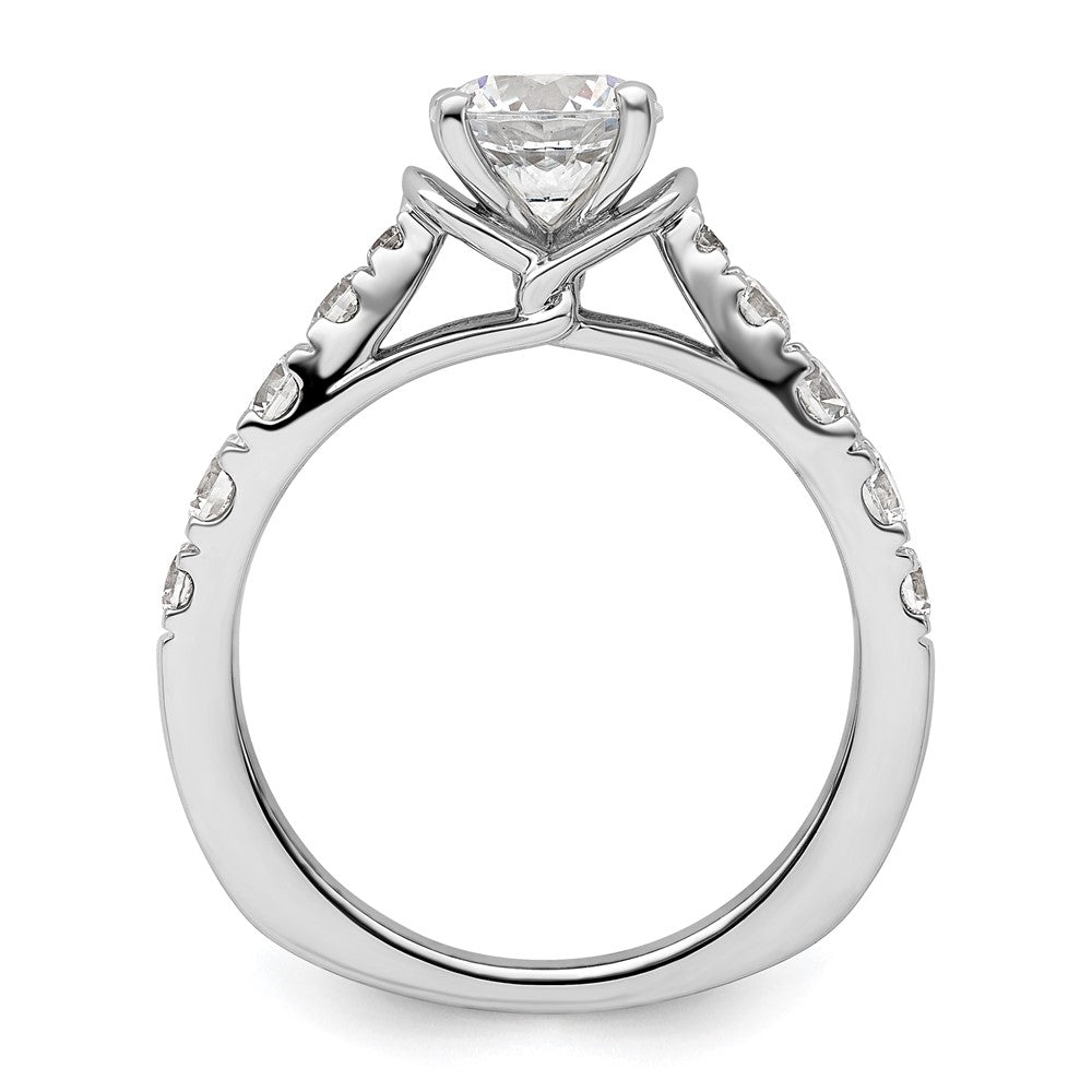 14K White Gold Lab Grown Diamond VS/SI FGH Semi-mount Engagement Rin