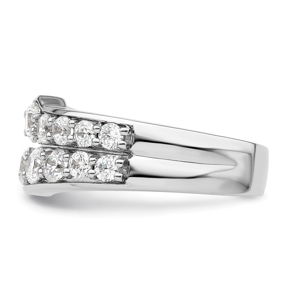 14K White Gold Lab Grown Diamond VS/SI FGH Band