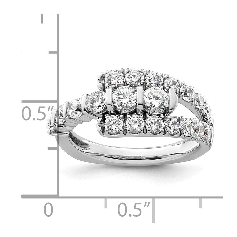 14K White Gold Lab Grown Diamond VS/SI FGH Ring