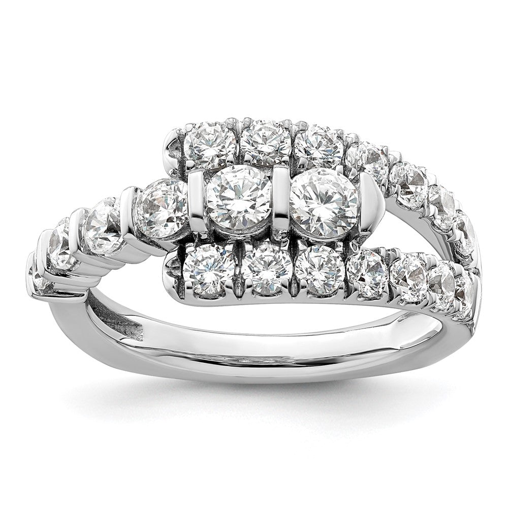 14K White Gold Lab Grown Diamond VS/SI FGH Ring