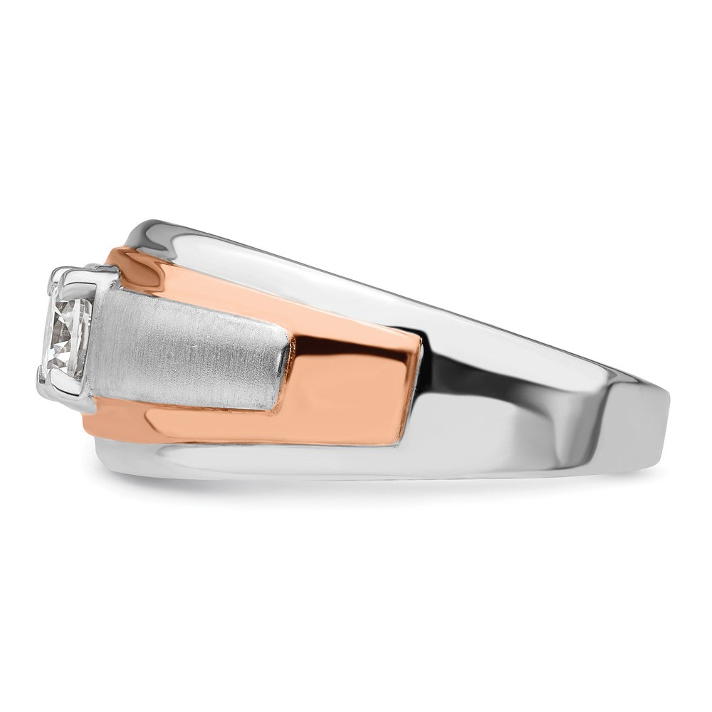 14K Two-Tone Lab Grown Diamond VS/SI FGH Men's Ring