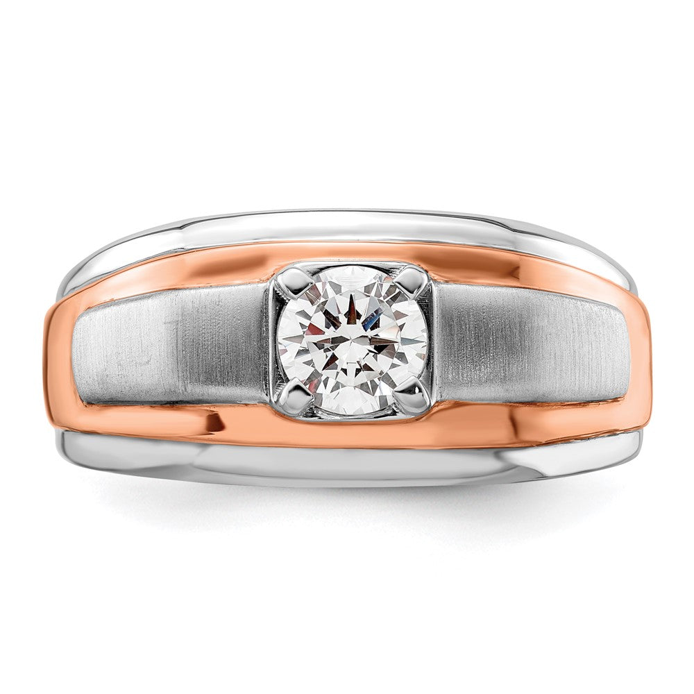 14K Two-Tone Lab Grown Diamond VS/SI FGH Men's Ring