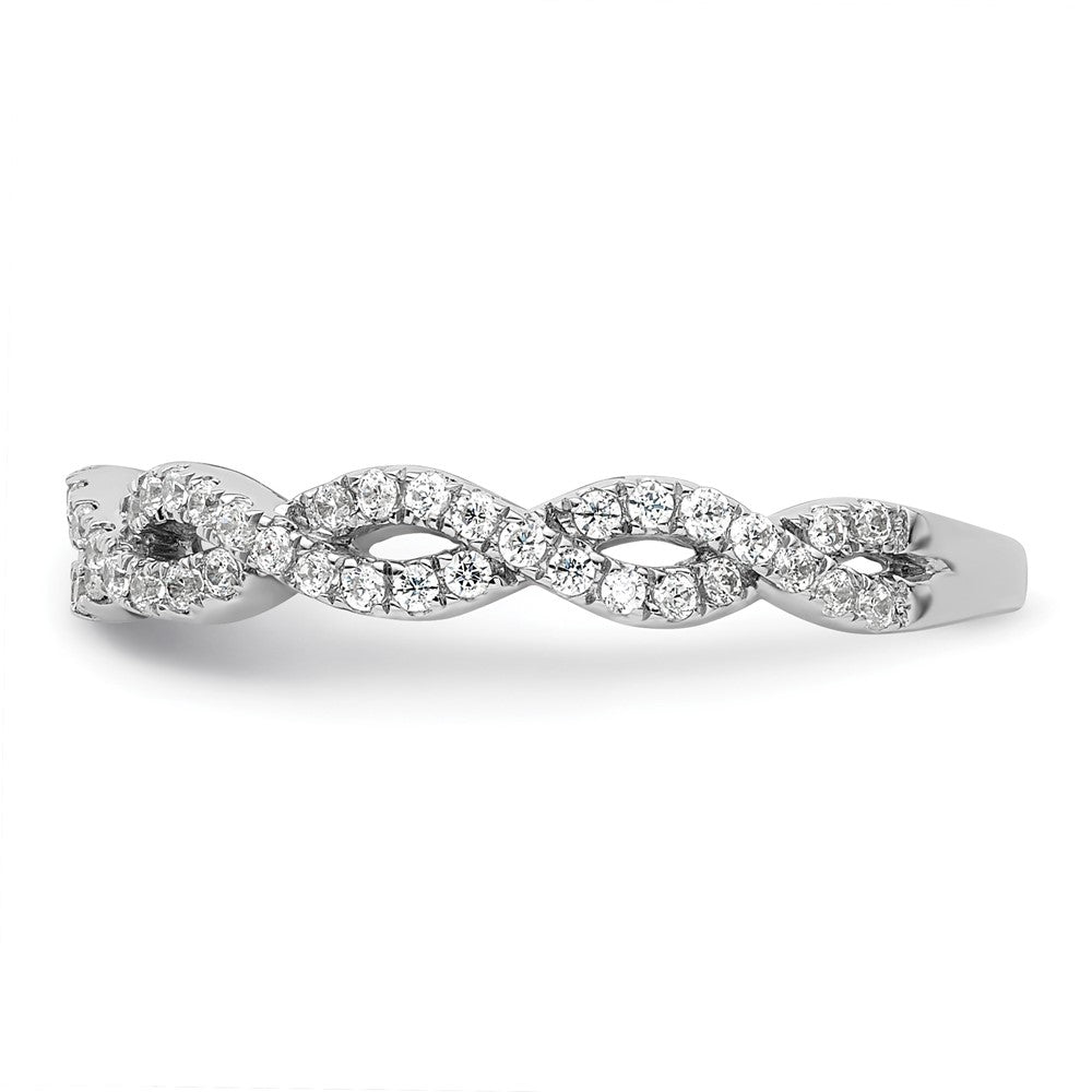 14K White Gold Lab Grown Diamond VS/SI FGH Wedding Band