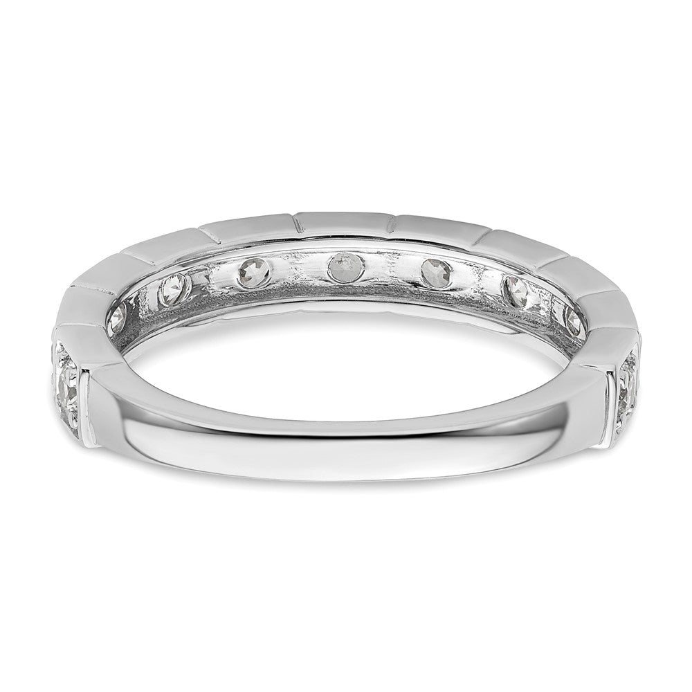 14K White Gold Lab Grown Diamond VS/SI FGH Band