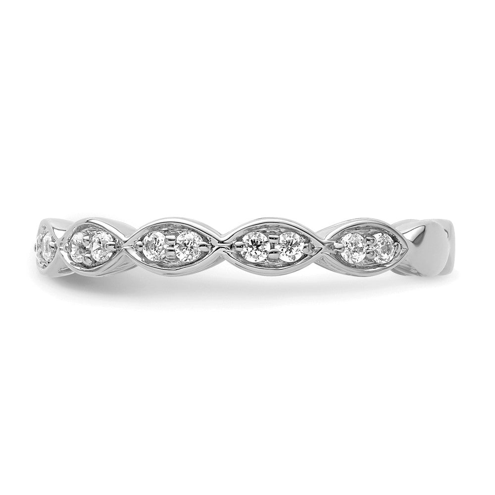 14K White Gold Lab Grown Diamond VS/SI FGH Band