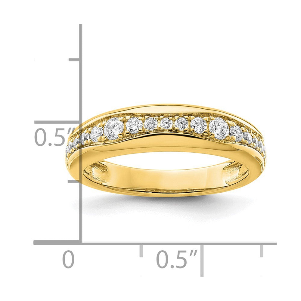 14k Lab Grown Diamond VS/SI FGH Wedding Band