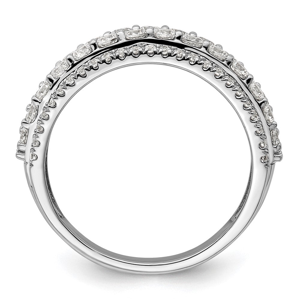 14K White Gold Lab Grown Diamond VS/SI FGH Band