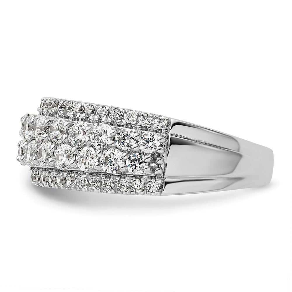 14K White Gold Lab Grown Diamond VS/SI FGH Band