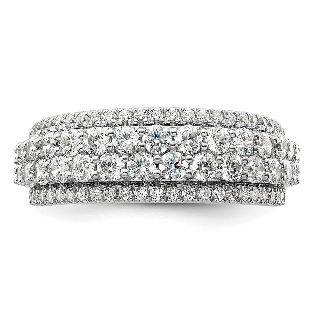 14K White Gold Lab Grown Diamond VS/SI FGH Band