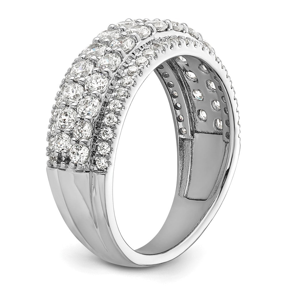 14K White Gold Lab Grown Diamond VS/SI FGH Band