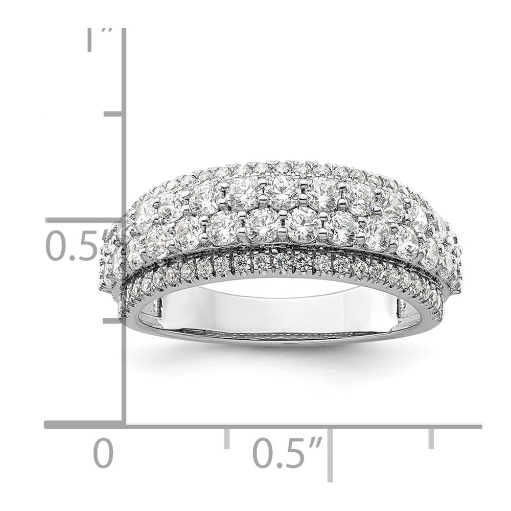 14K White Gold Lab Grown Diamond VS/SI FGH Band