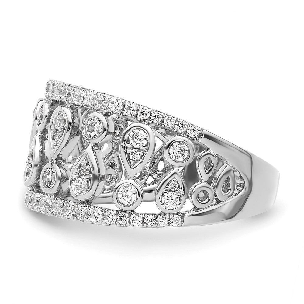 14K White Gold Lab Grown Diamond VS/SI FGH Ring