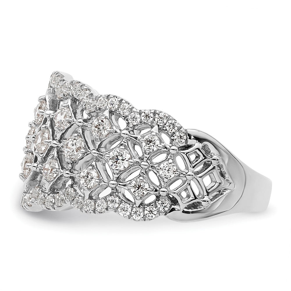 14K White Gold Lab Grown Diamond VS/SI FGH Ring