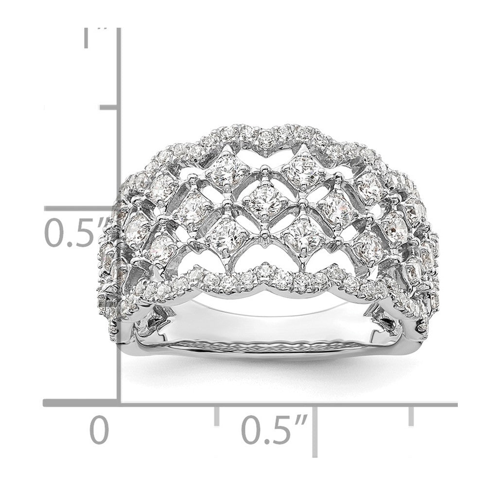 14K White Gold Lab Grown Diamond VS/SI FGH Ring