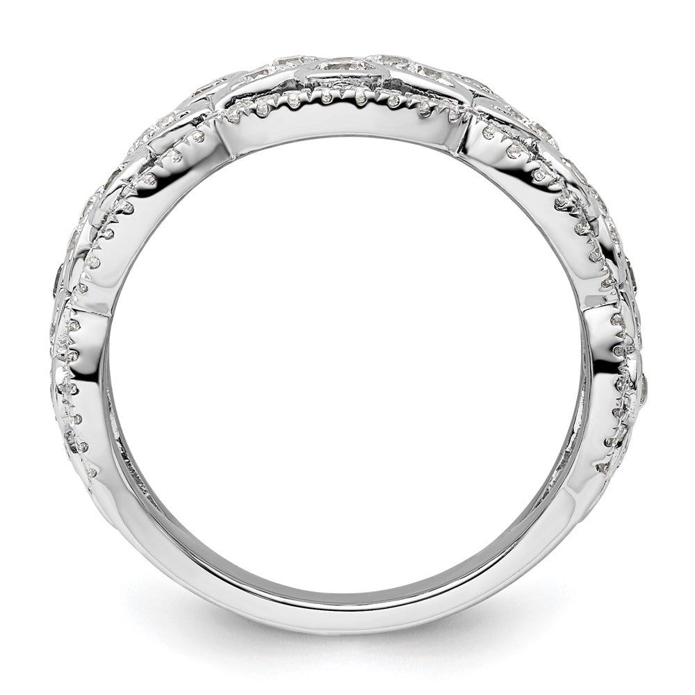 14K White Gold Lab Grown Diamond VS/SI FGH Ring