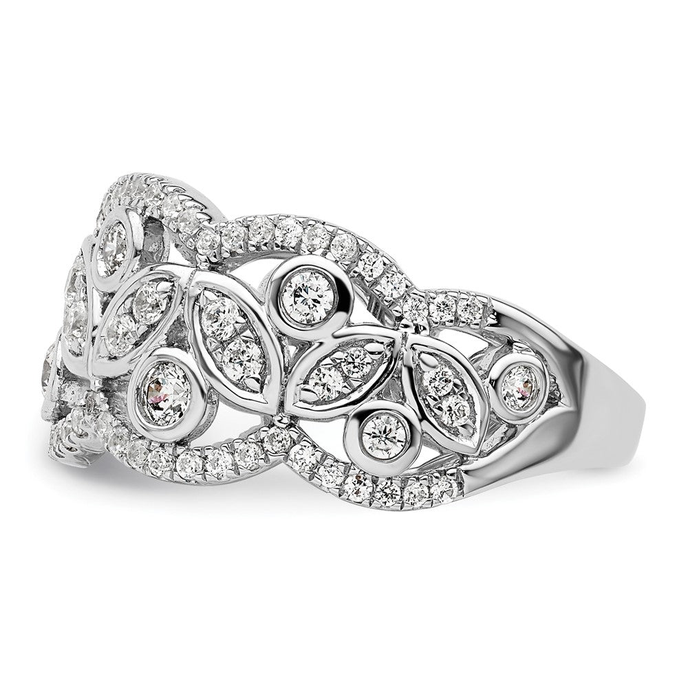 14K White Gold Lab Grown Diamond VS/SI FGH Ring