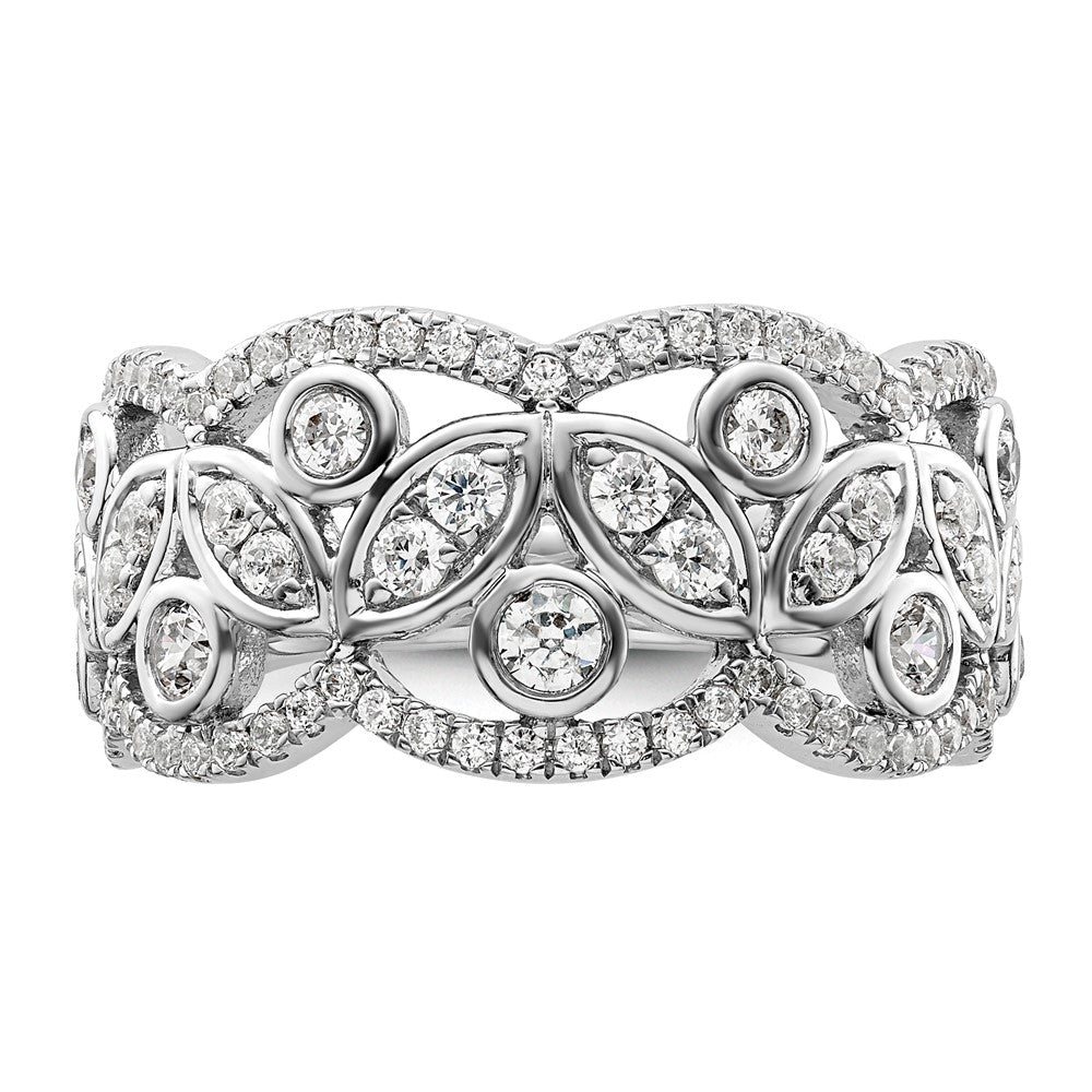 14K White Gold Lab Grown Diamond VS/SI FGH Ring