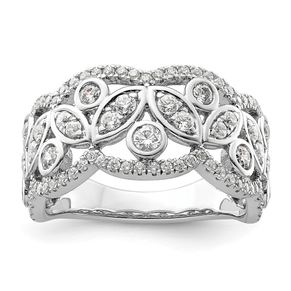 14K White Gold Lab Grown Diamond VS/SI FGH Ring