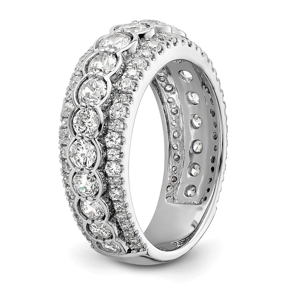 14K White Gold Lab Grown Diamond VS/SI FGH Ring