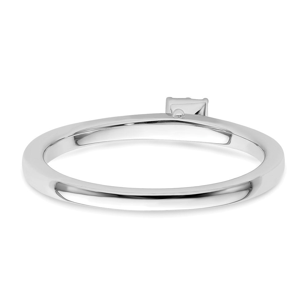 14K White Gold Lab Grown VS/SI FGH Dia Two Promises Com Promise/Band Ring