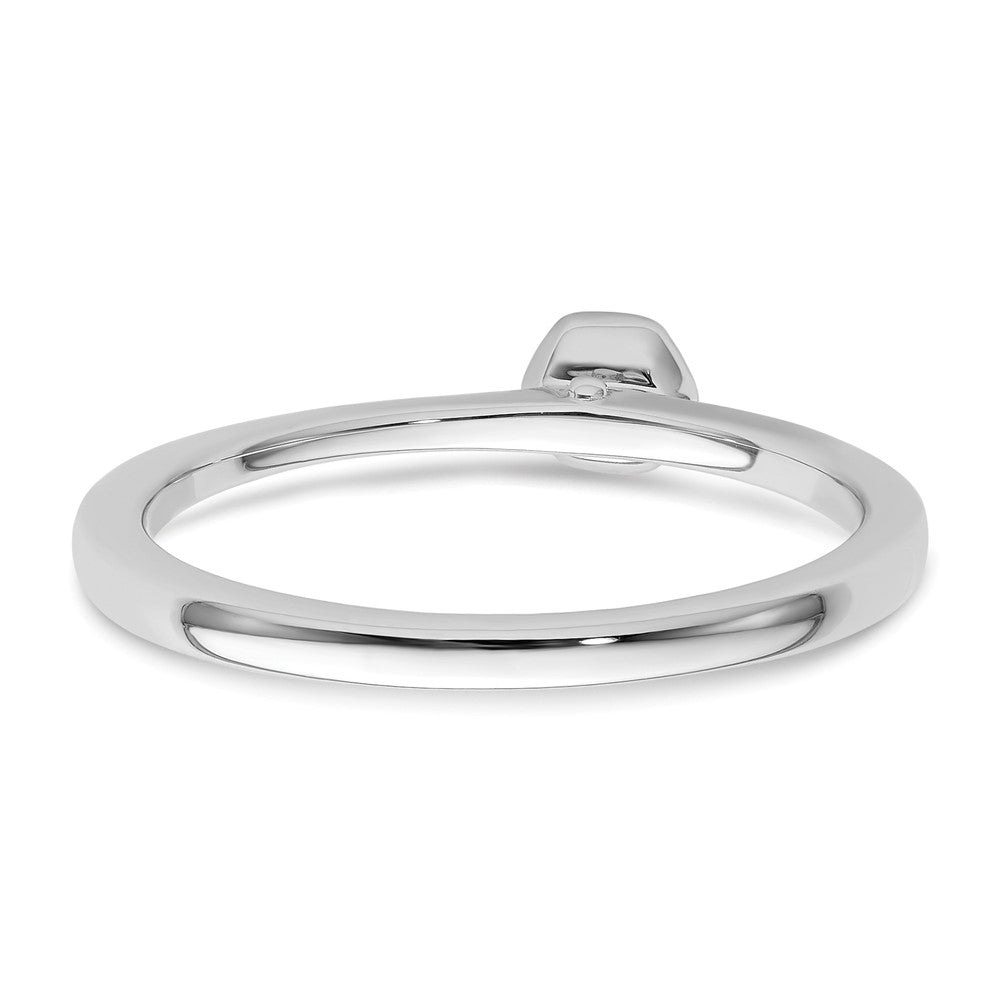 14K White Gold Lab Grown VS/SI FGH Dia Two Promises Comp Promise/Band Ring