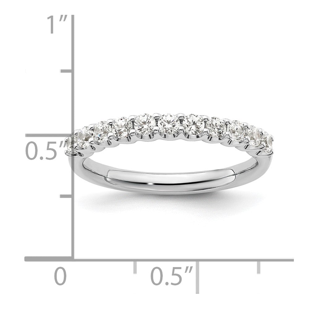 14K White Gold Lab Grown VS/SI FGH Dia Wedding Band, LG quality