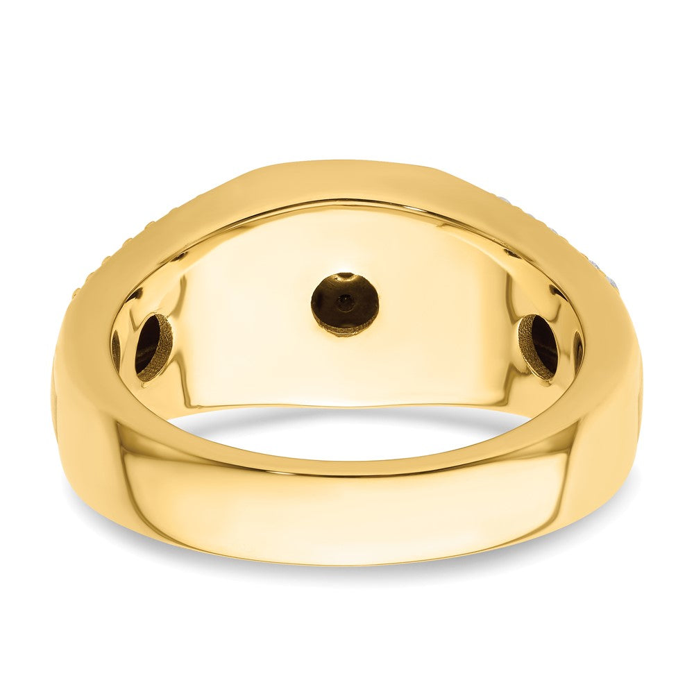 14K Lab Grown VS/SI FGH Dia Men's Ring