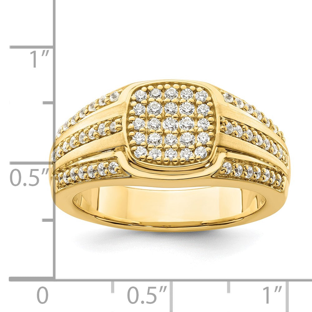 14K Lab Grown VS/SI FGH Dia Men's Ring