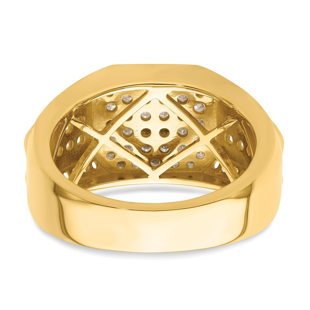 14K Lab Grown VS/SI FGH Dia Men's Ring