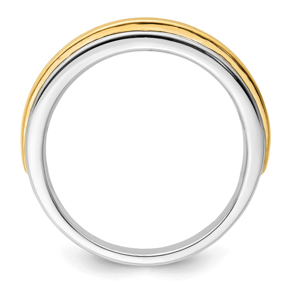 14K Two-Tone Lab Grown VS/SI FGH Dia Men's Ring