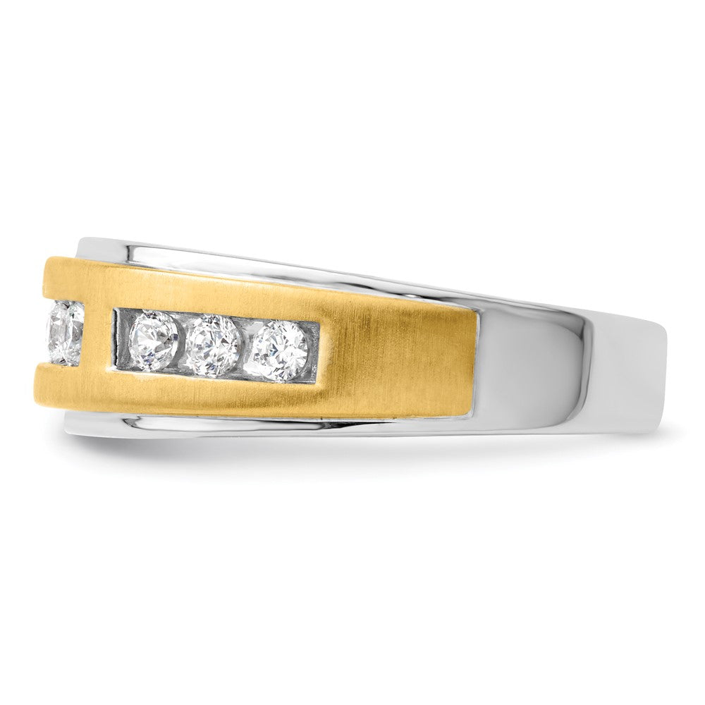 14K Two-Tone Lab Grown VS/SI FGH Dia Men's Ring