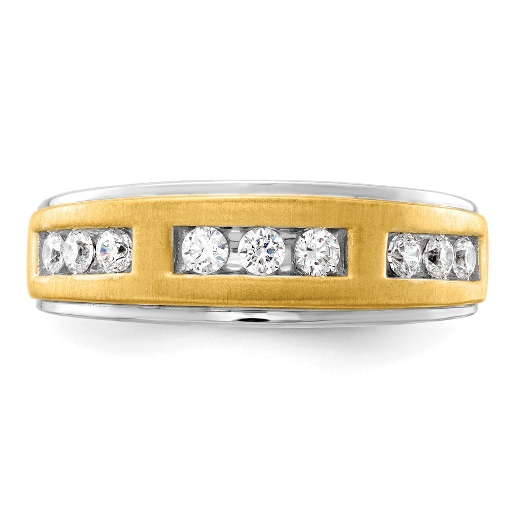 14K Two-Tone Lab Grown VS/SI FGH Dia Men's Ring