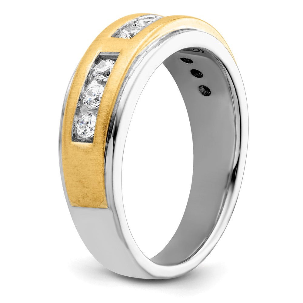 14K Two-Tone Lab Grown VS/SI FGH Dia Men's Ring